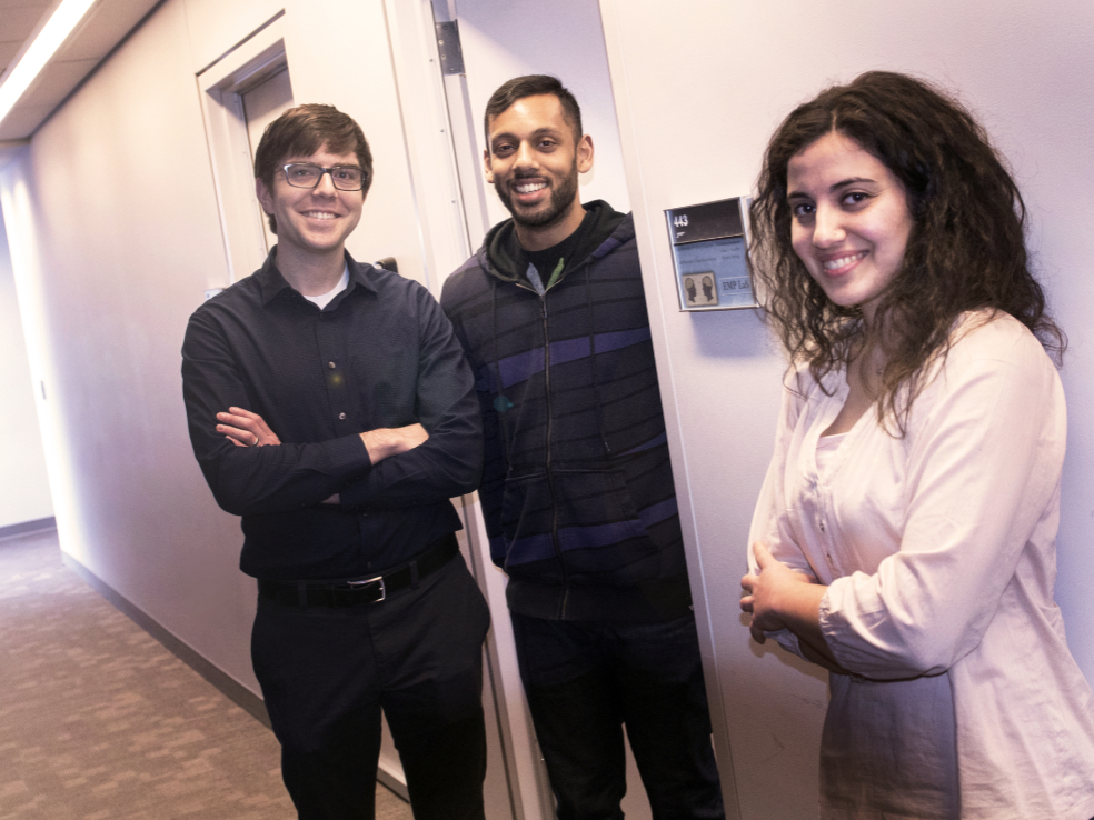members of Cameron's lab group