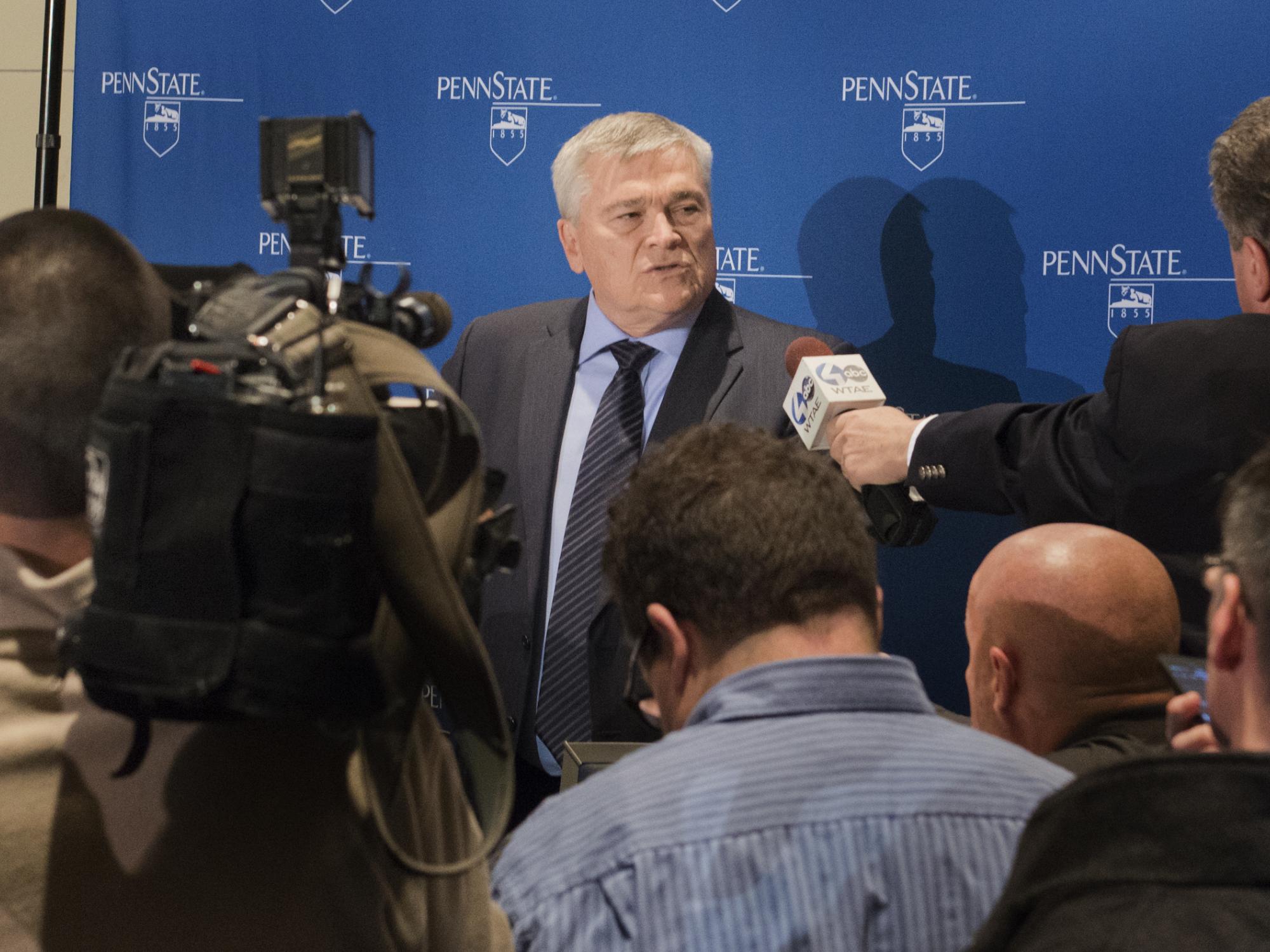 Eric Barron press conf interviews
