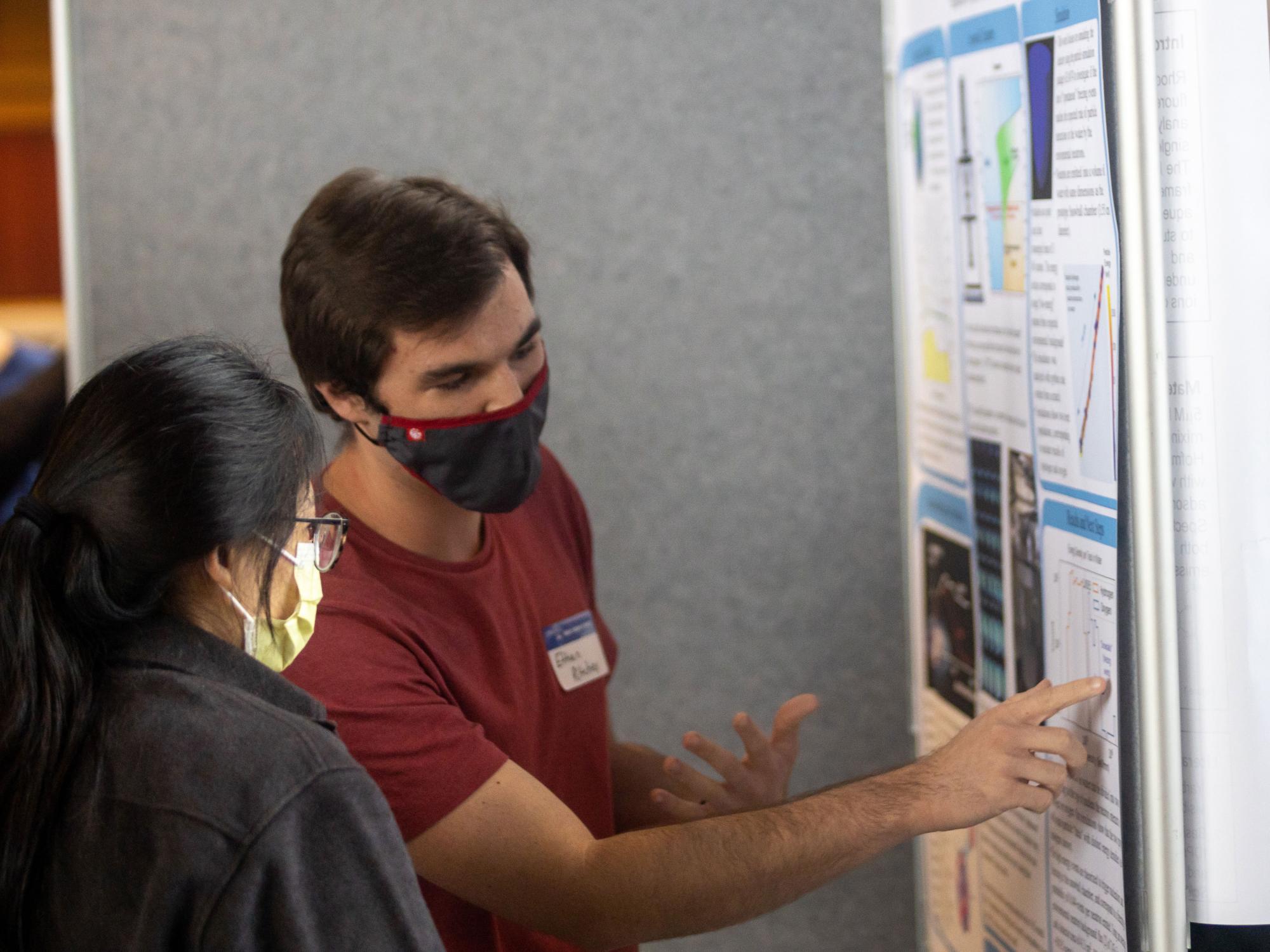 Ethan Ritchey, an undergraduate majoring in physics