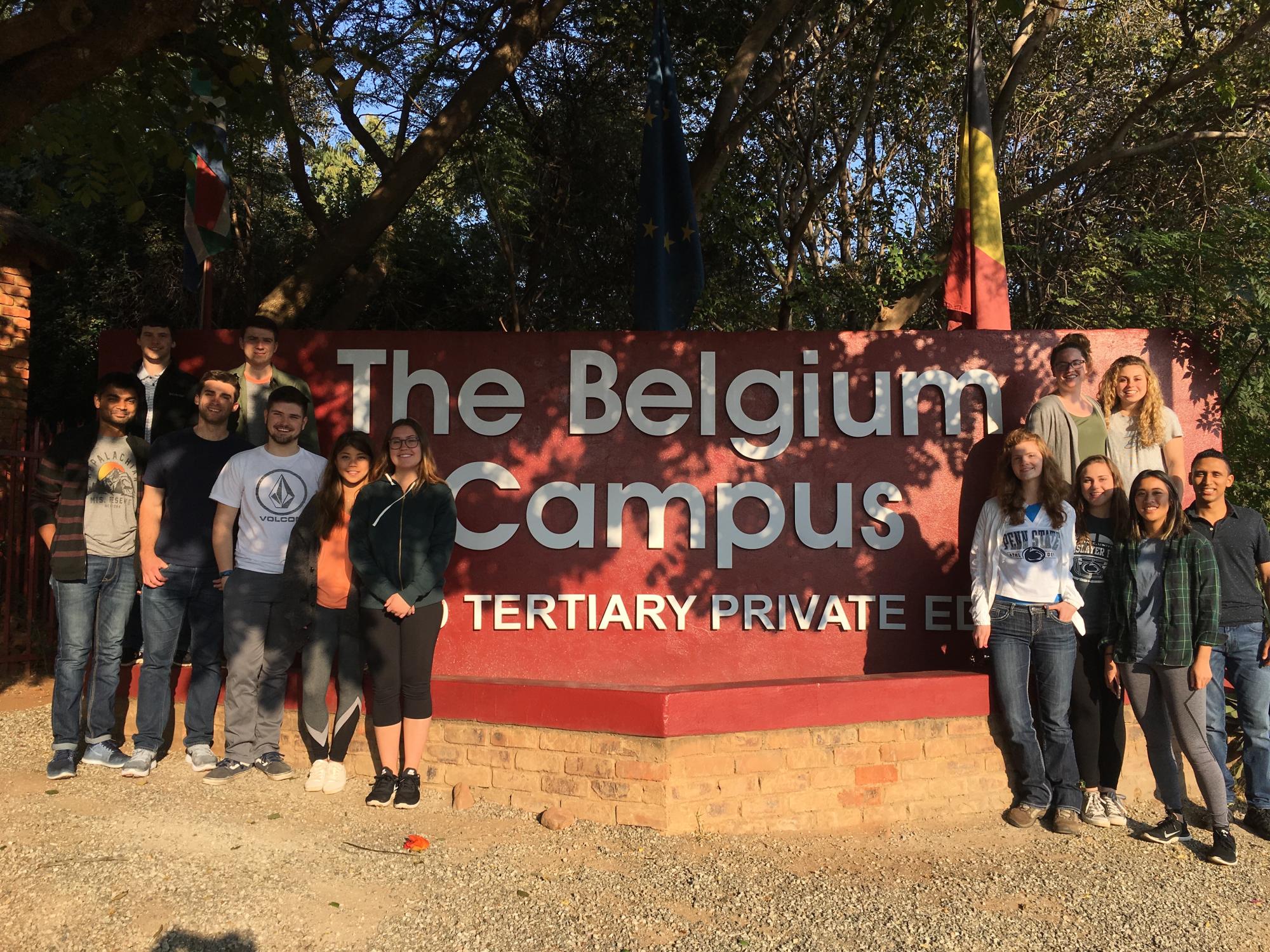 Engineering Leadership Development students at The Belgium Campus