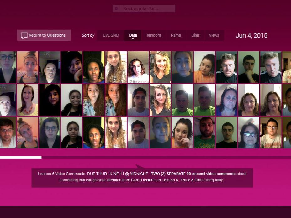 Flipgrid web screen