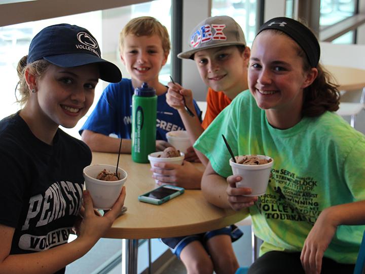 Penn State Berks' Cyber Café now features six rotating flavors for only 99-cents a scoop