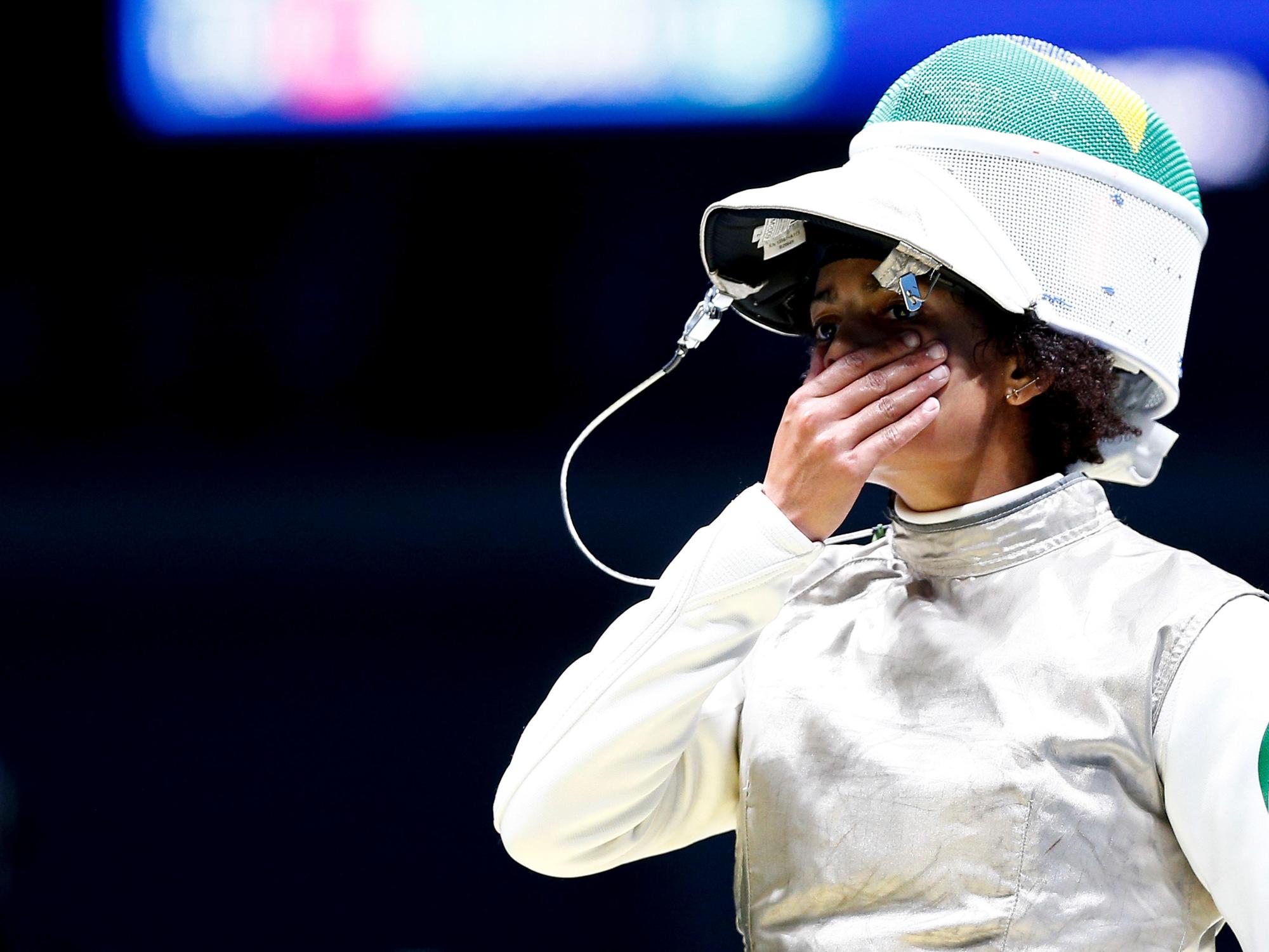 Brazilian fencer Bia Bulcão