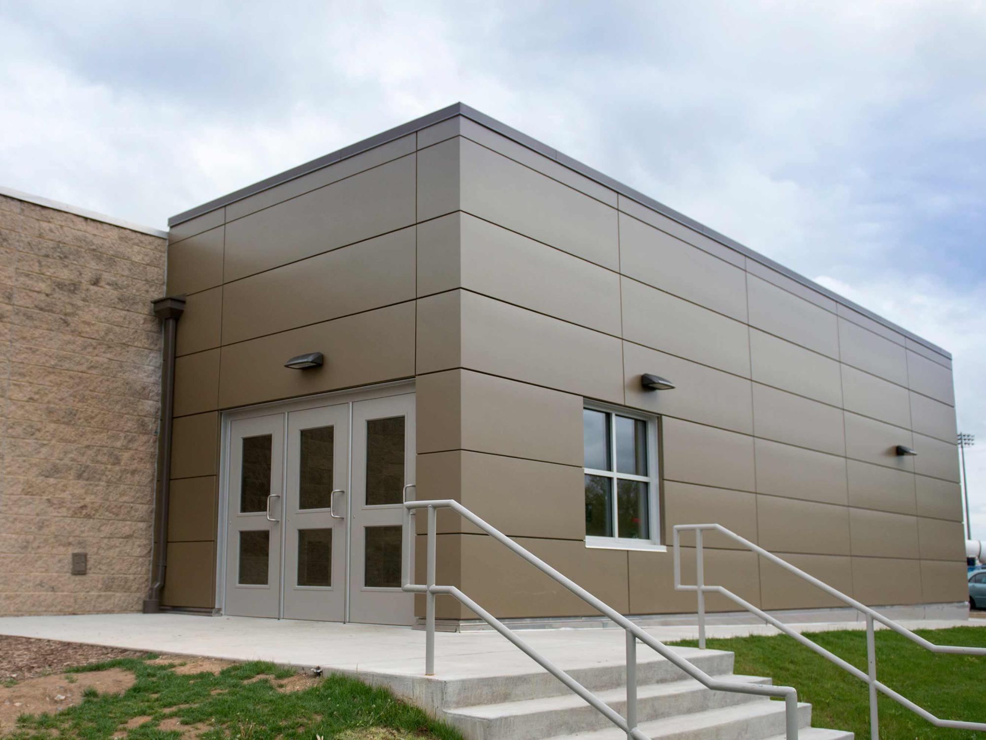 Exterior of Greenberg building