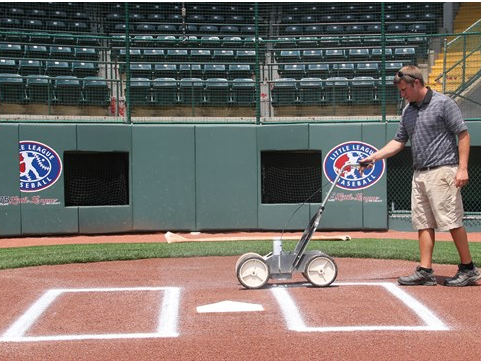 groundskeeper working