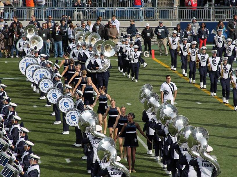 Penn State Blue Band with Touch of Blue, Penn State-Nebraska, Nov. 30, 2013