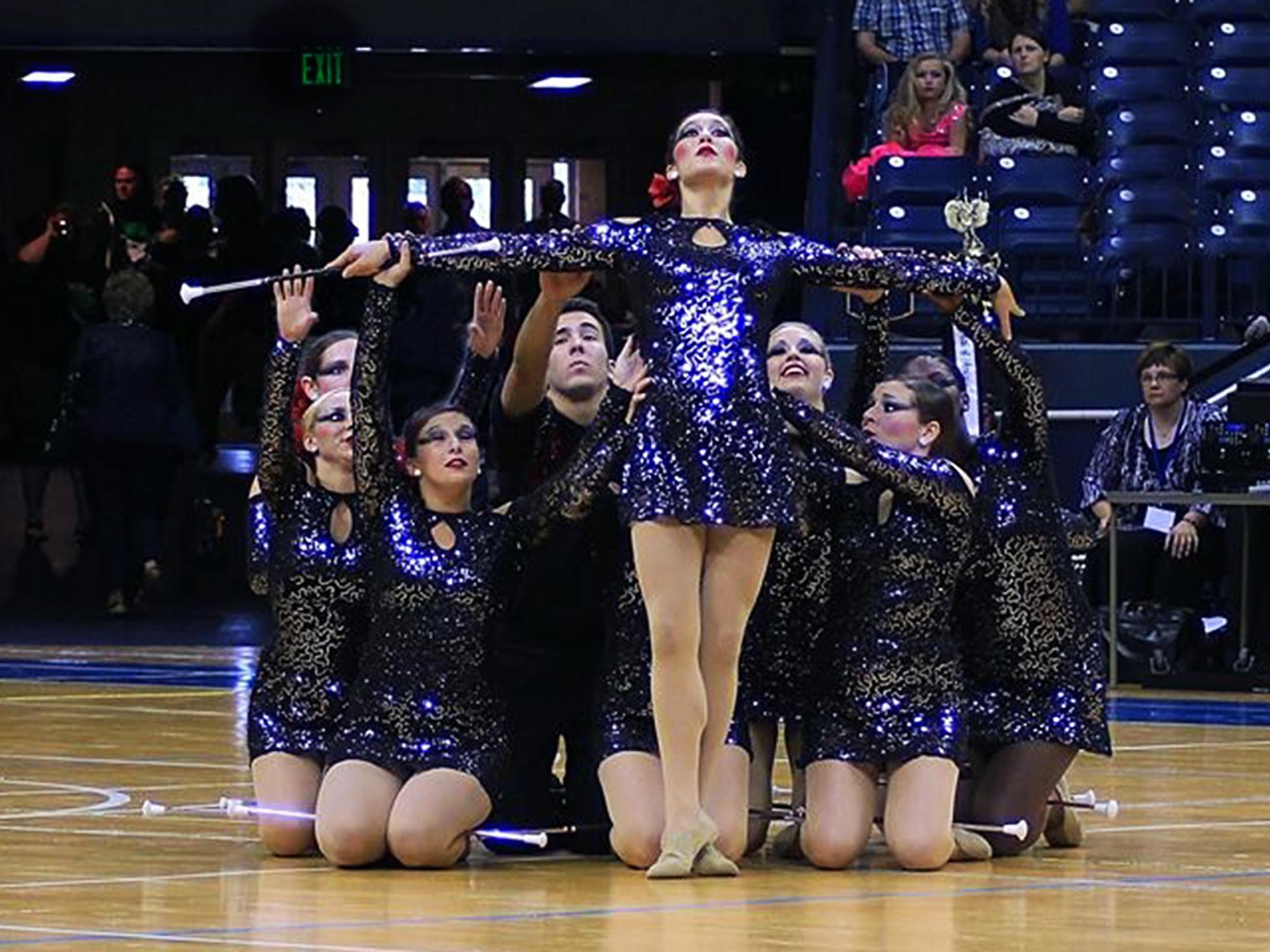 Touch of Blue squad national competition performance