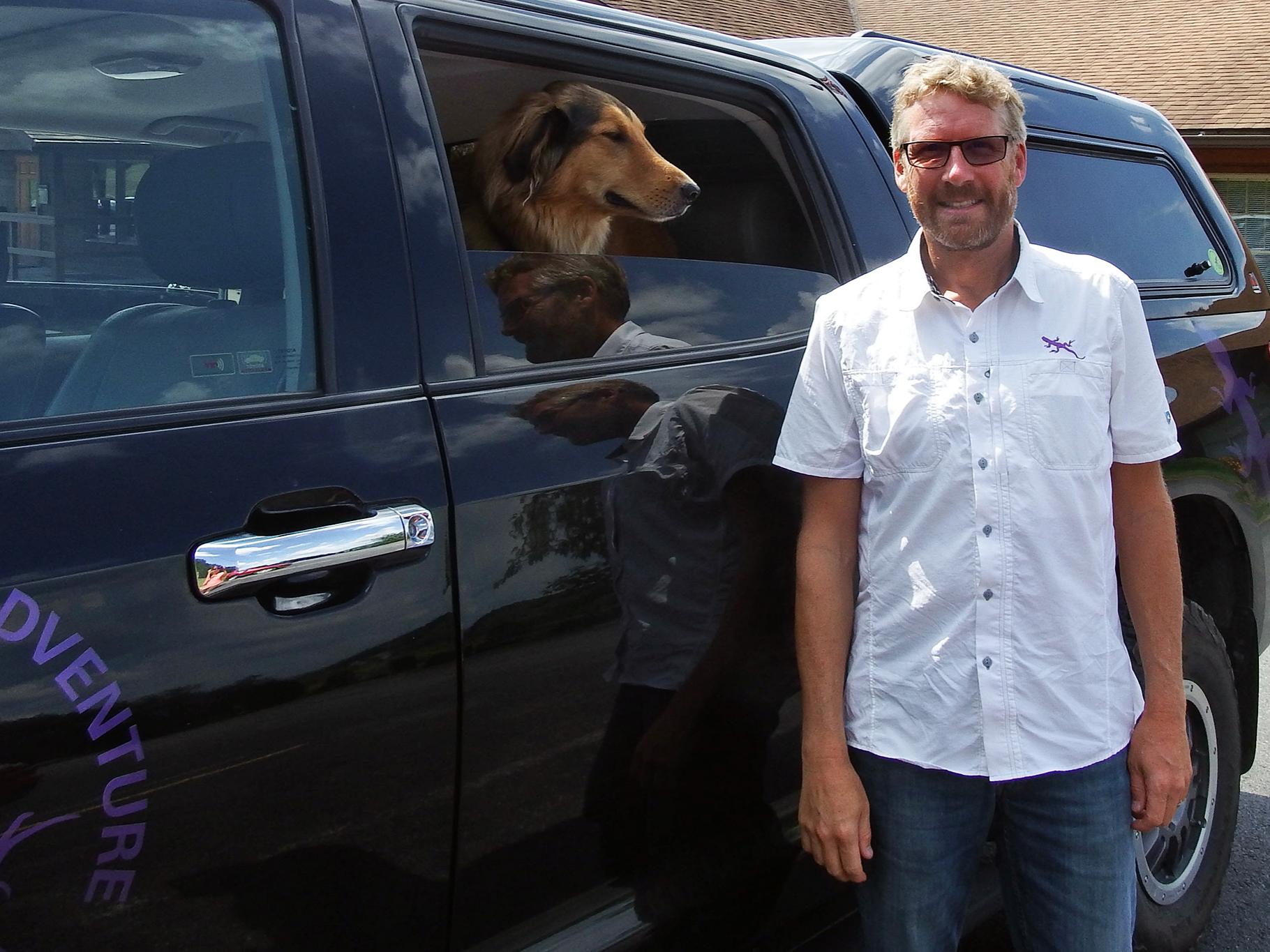 Mike Hermann turned his lifelong love of the outdoors into the business venture Purple Lizard maps. 