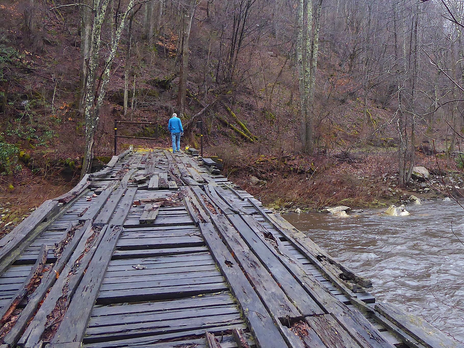 Mike Hermann visits near Parsons, West Virginia