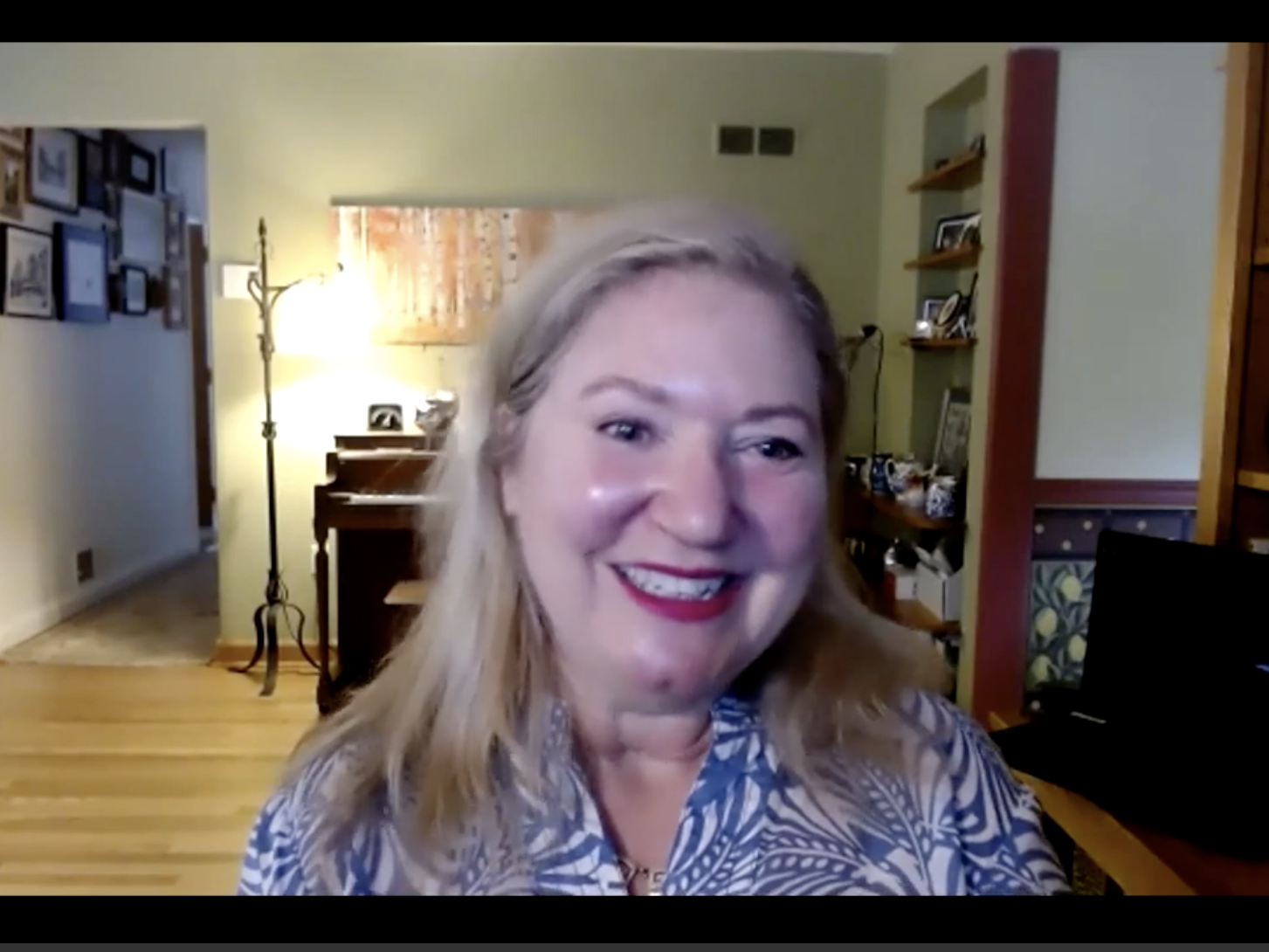 A screenshot image of Anne Hoag