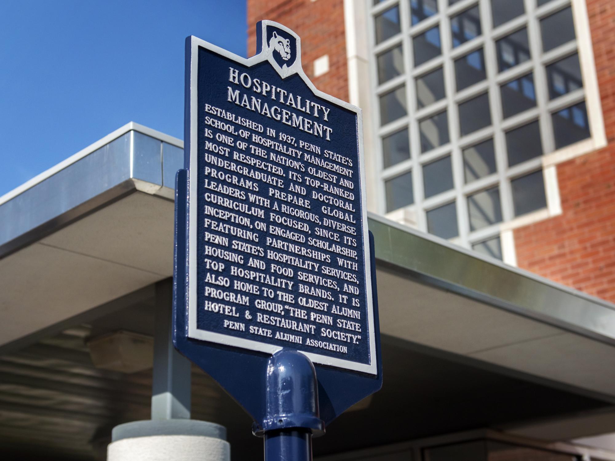 Historical Maker outside Mateer Building