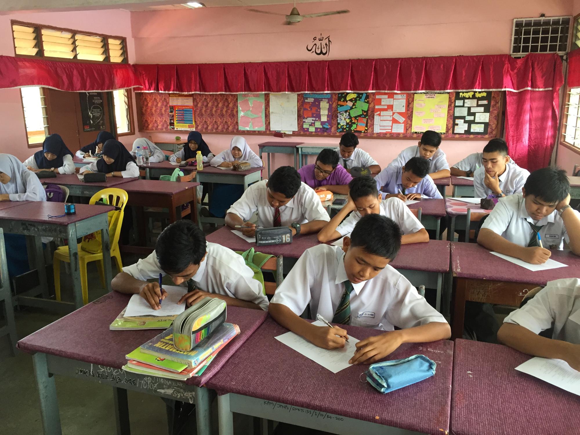 Throughout the past year, Penn State alumna Marcy Herr has taught English to 13- to 17-year-old students in a rural, predominately Muslim community in Perlis, Malaysia, as part of her Fulbright English Teaching Assistantship.