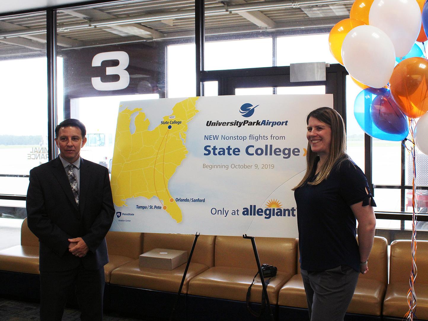 University Park Airport and Allegiant Air announcement