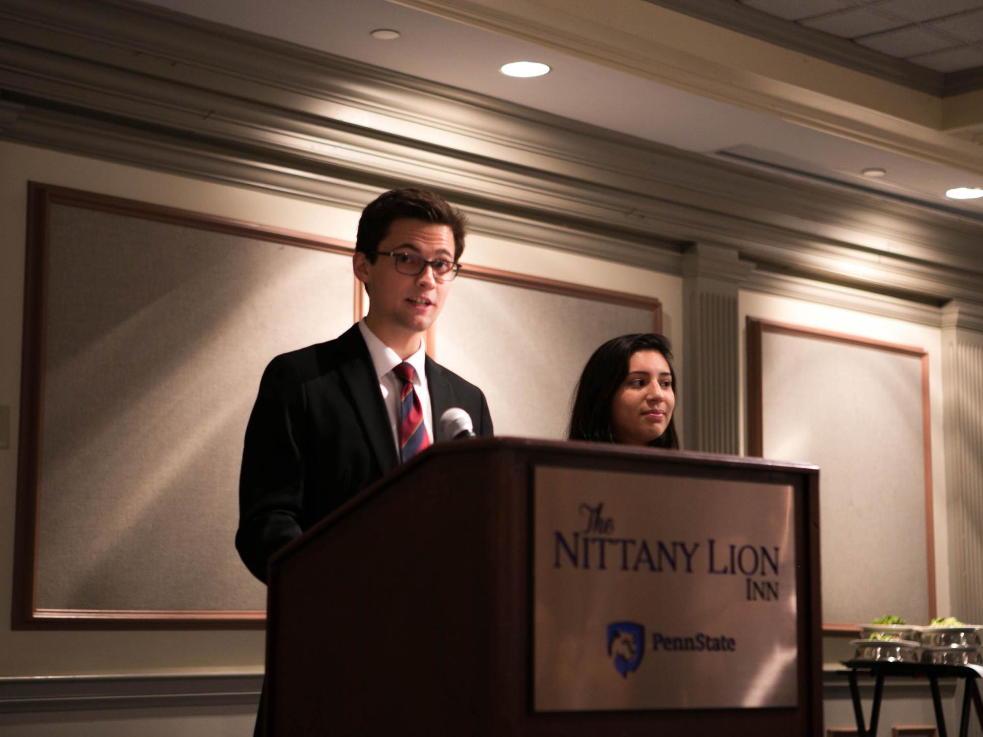 Philip Chwistek and Nicole Buitrago