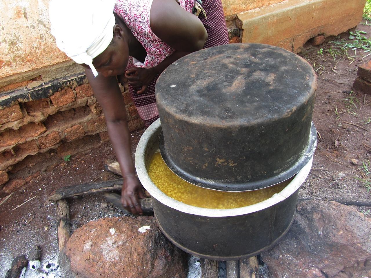 cooking soybeans
