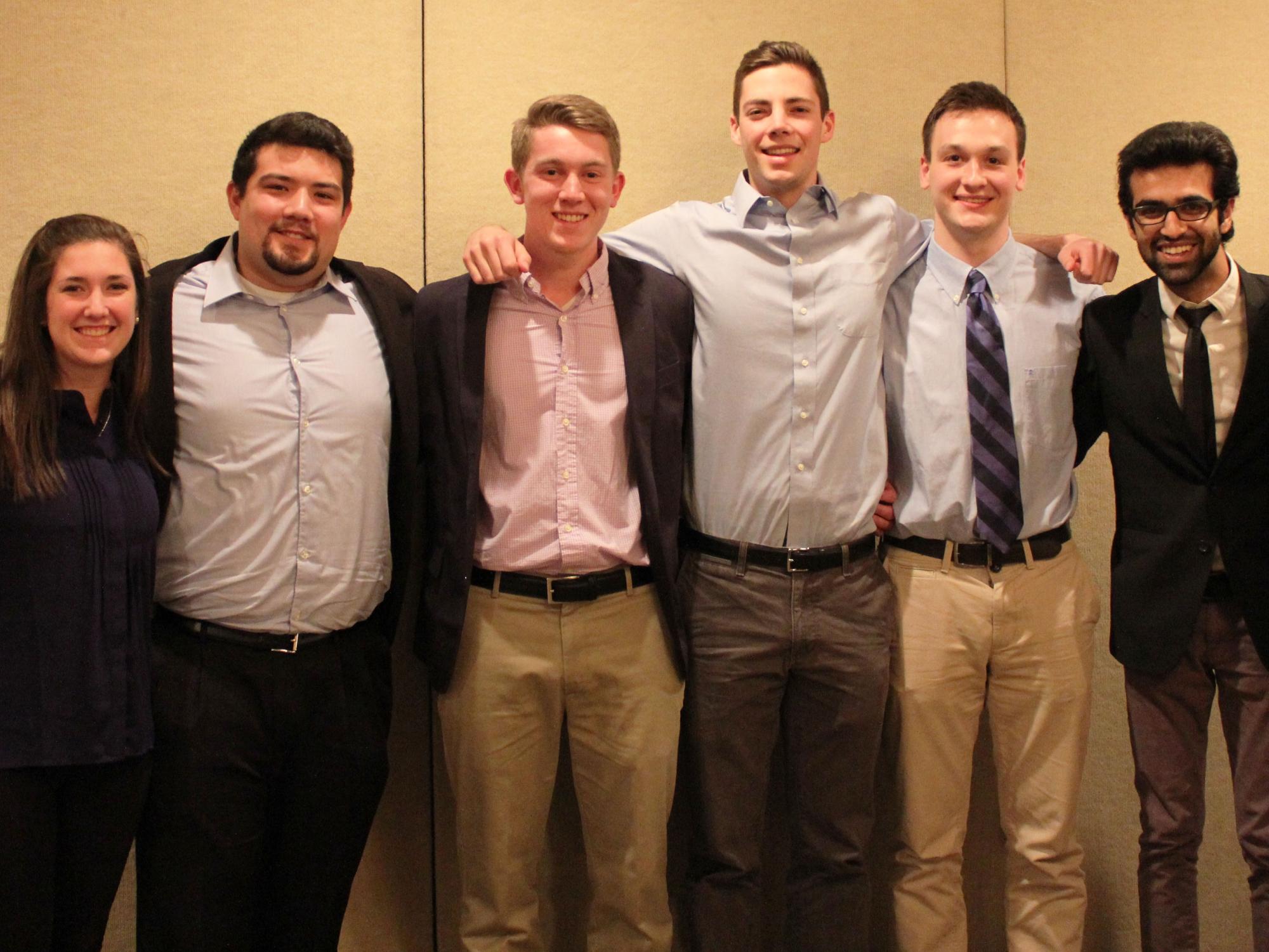 Officers of the Penn State chapter of the Institute of Industrial and Systems Engineers