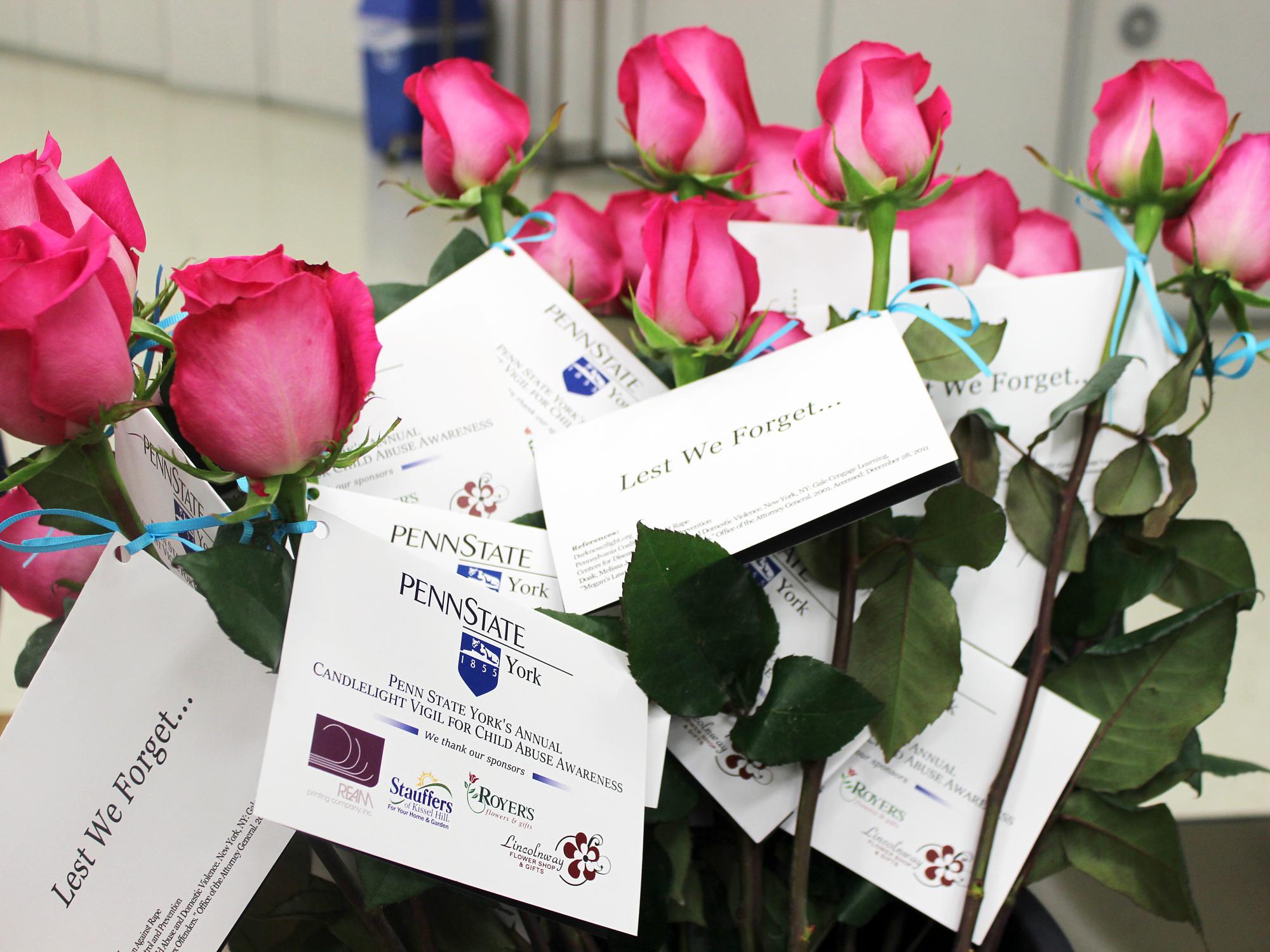 Roses and cards
