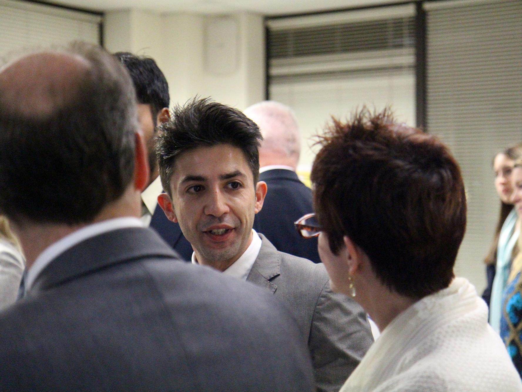 Master of Leadership Development student Ahmed Mohammed shares his recommendations with a judge