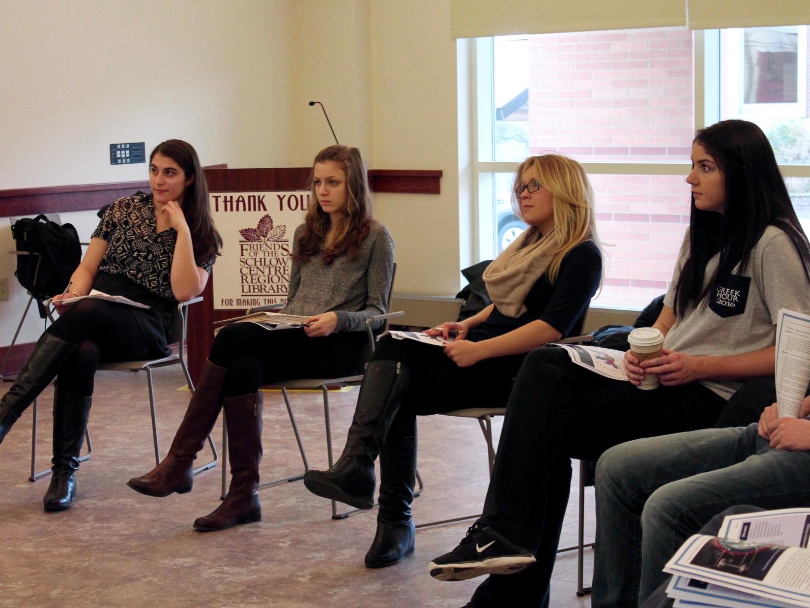 Students participate in one of more than 50 sessions during Deliberation Nation.