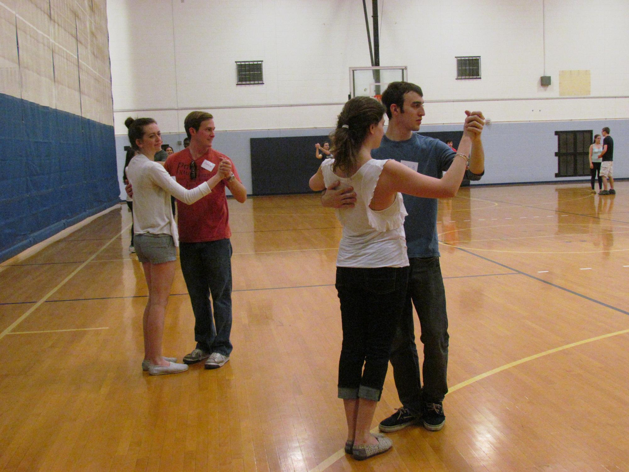 KINES 017 Ballroom Dance class dancing