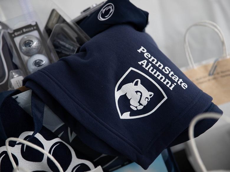Penn State Alumni gift basket at golf outing