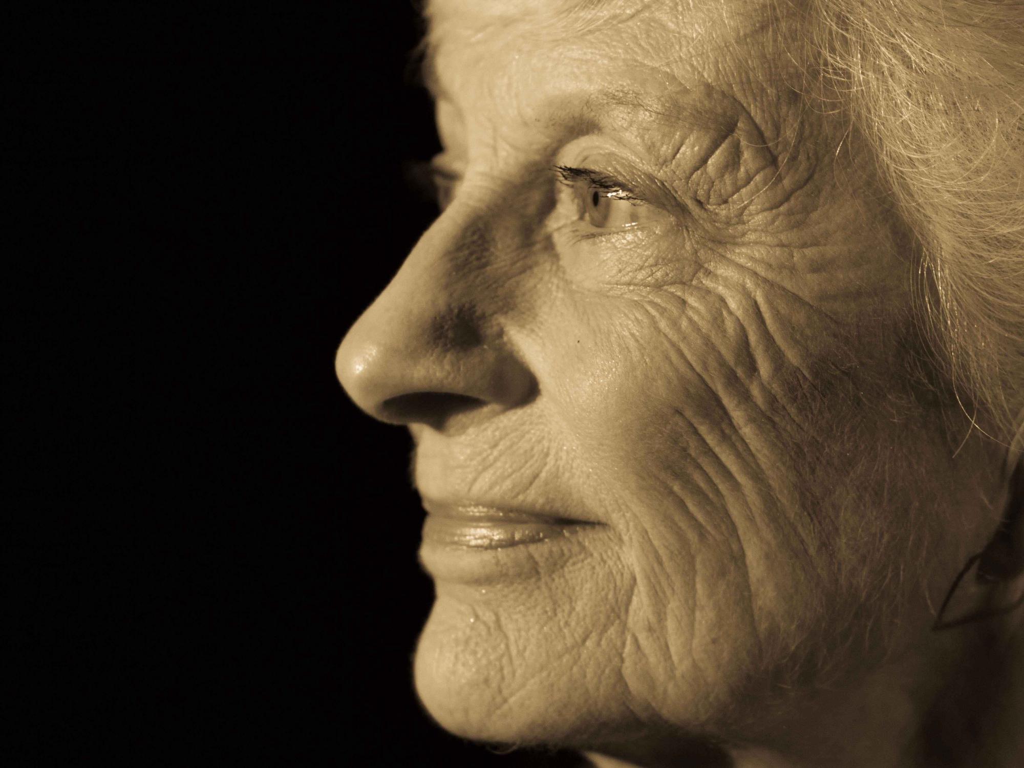 close-up of a Face.Age participant's face