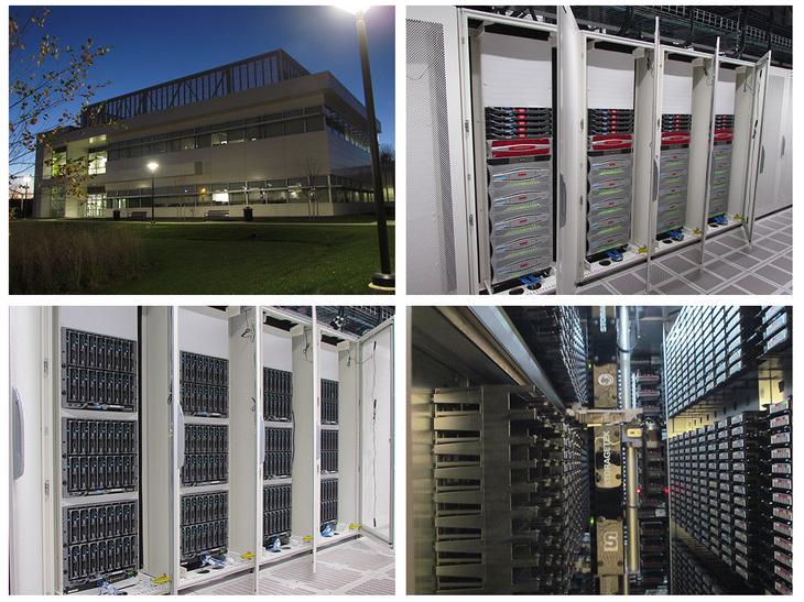 inside the new data center