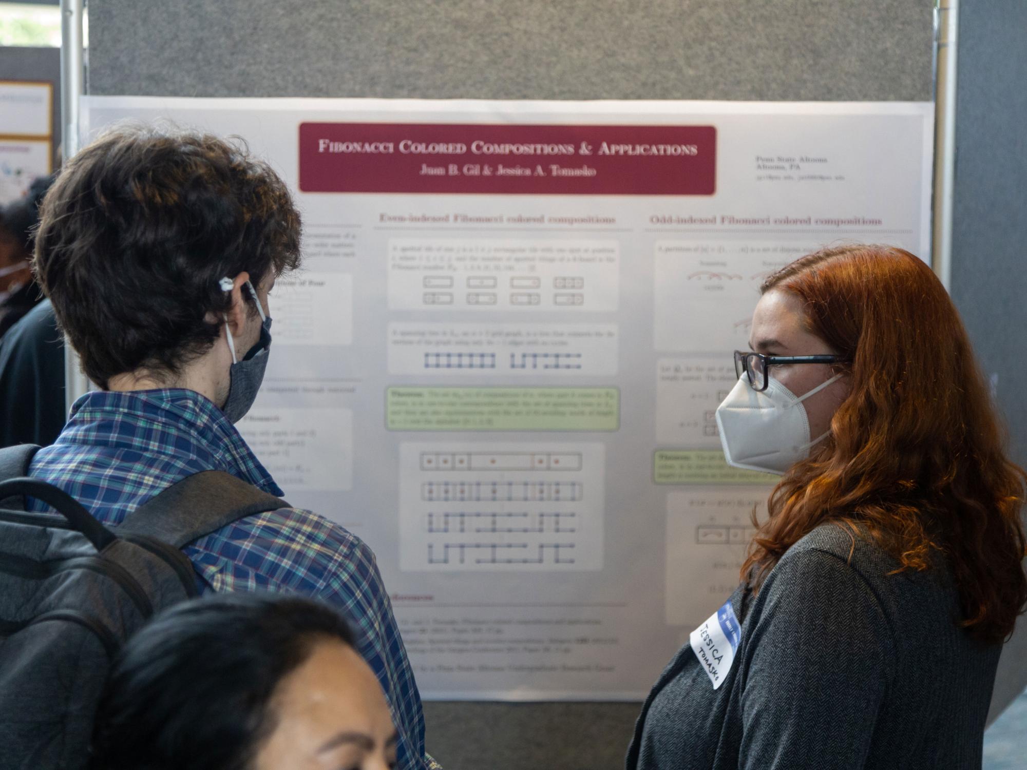 Jessica Tomasko, an undergraduate at Penn State Altoona majoring in mathematics