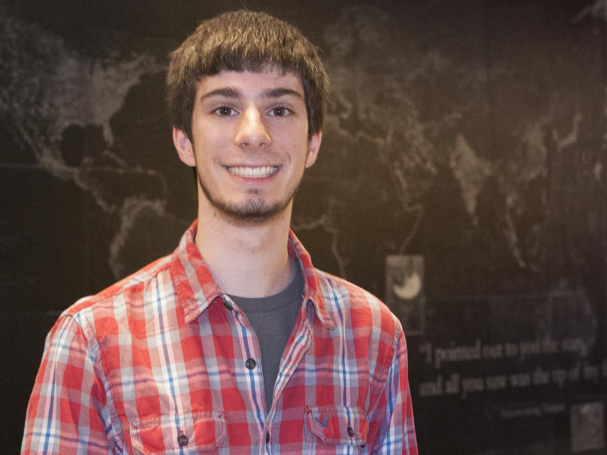 John Swab-freshman, geography major