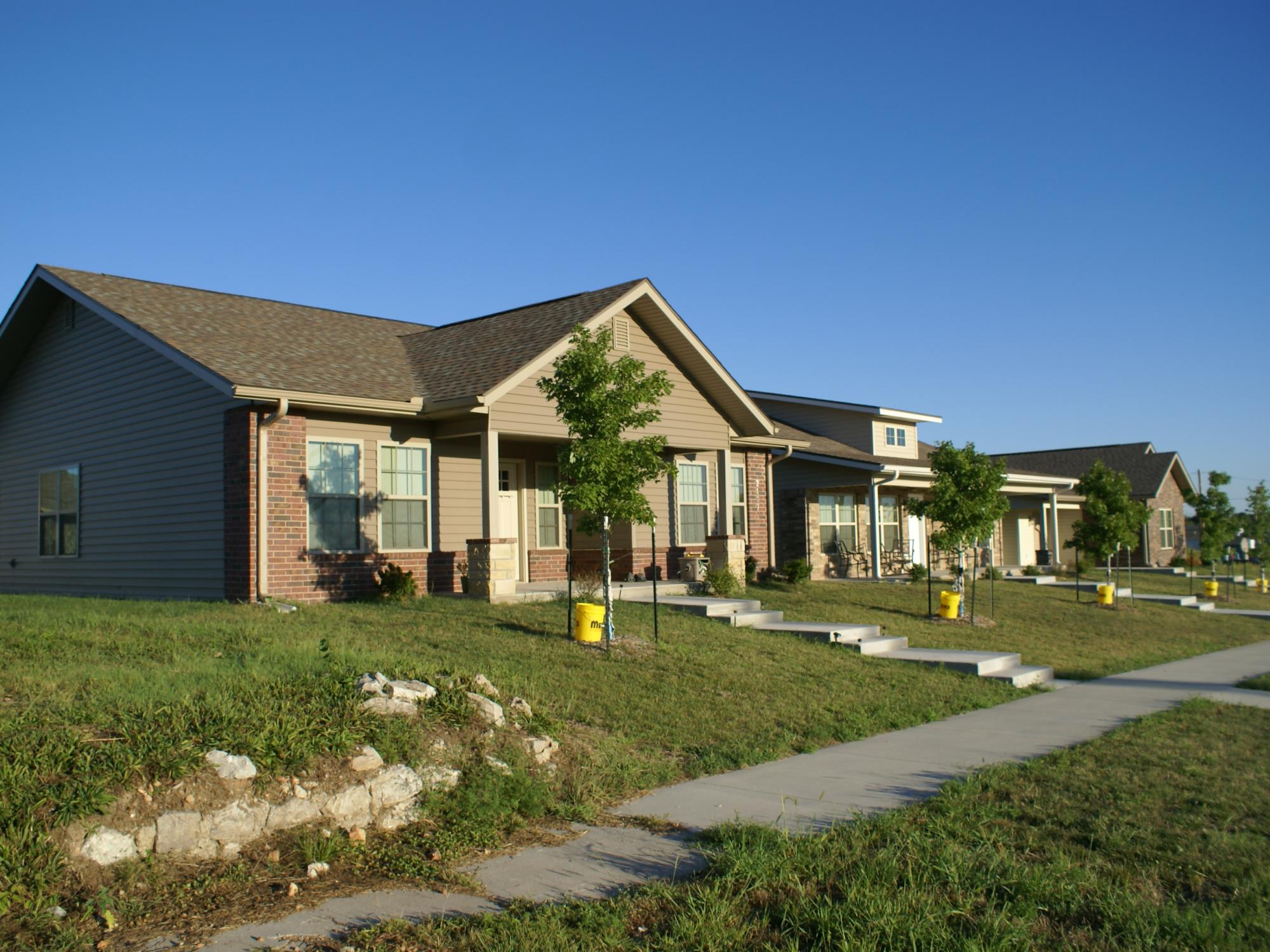 Newly constructed homes in Joplin