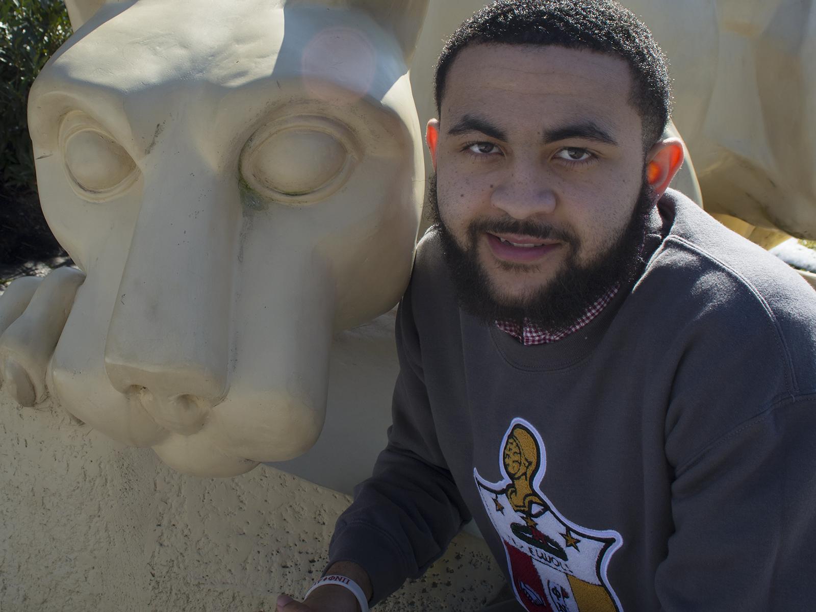 Jordan Christian and Nittany Lion Shrine