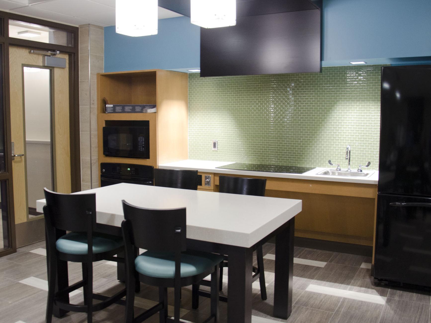 A kitchen in Chace Hall