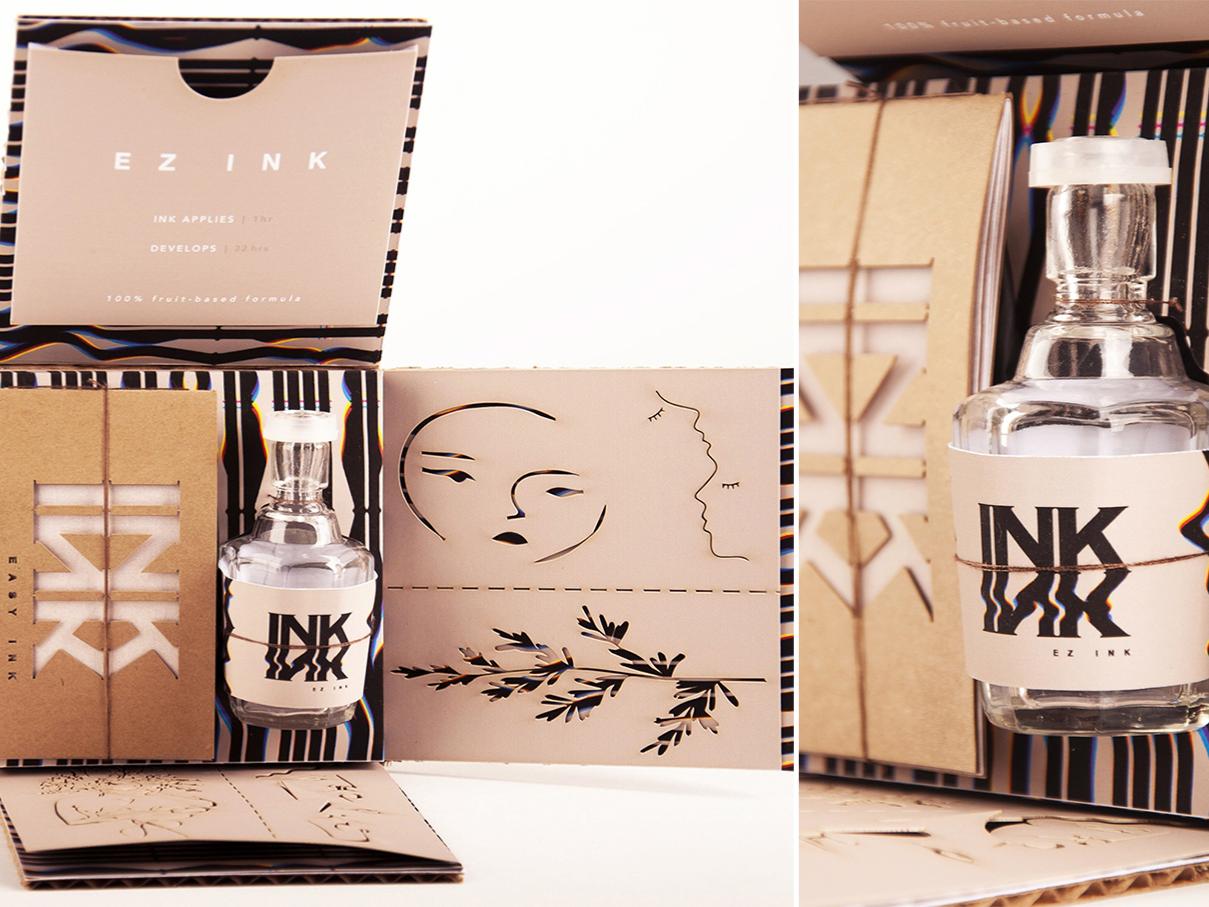 Three views of the Ink project by Linda Li.