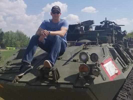 Nicholas Lacy, a first-year student at Penn State, studies geospatial information science.