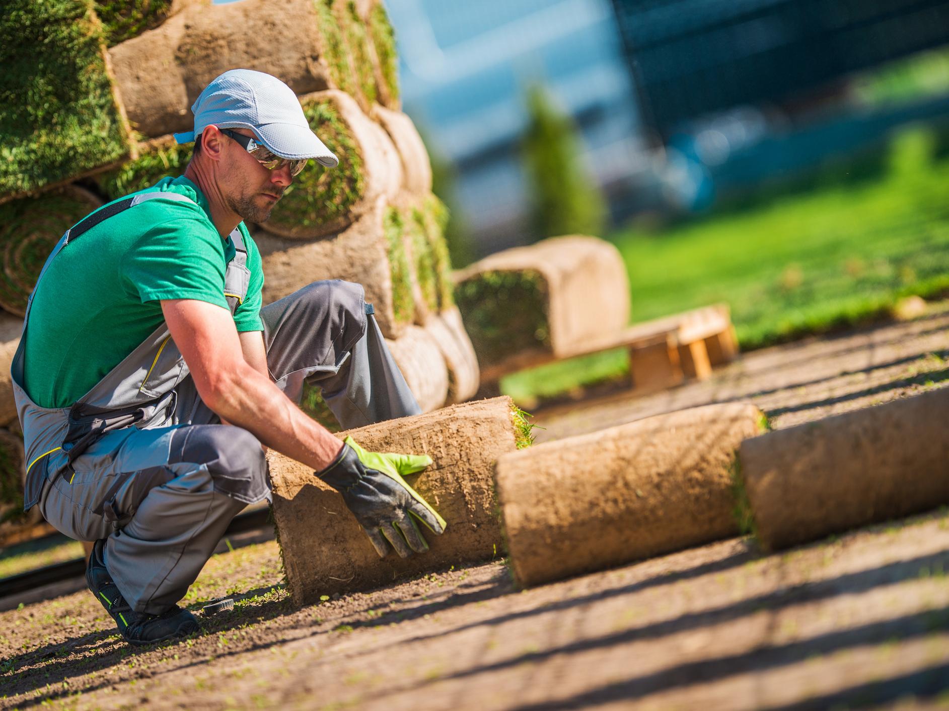 landscape worker