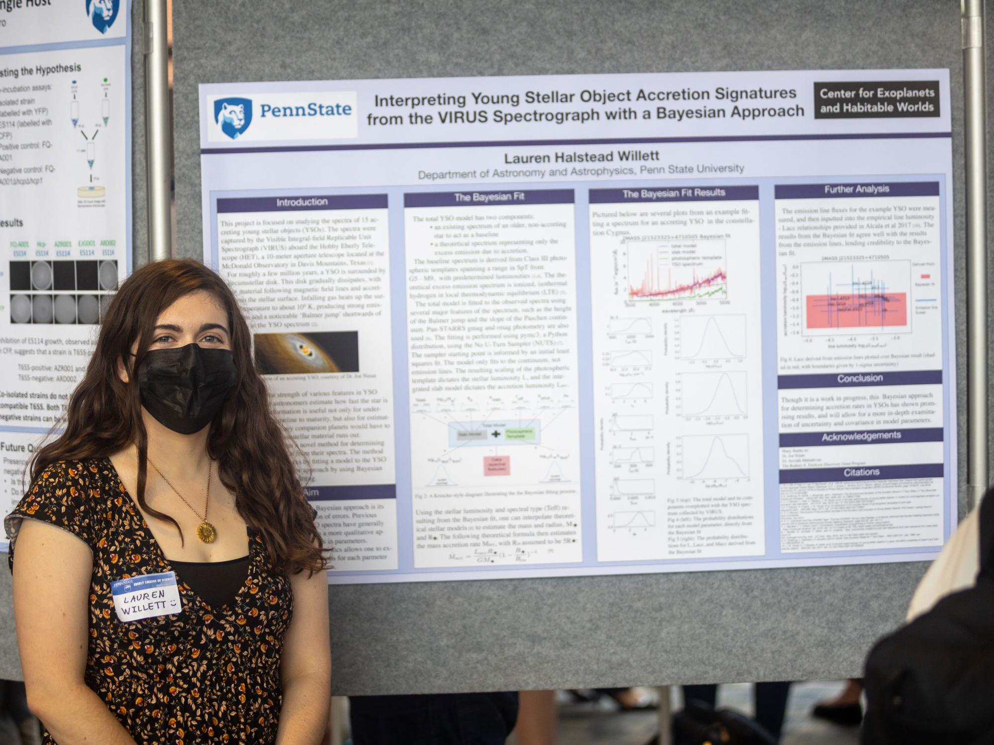 Lauren Willett, an undergraduate majoring in astronomy and astrophysics