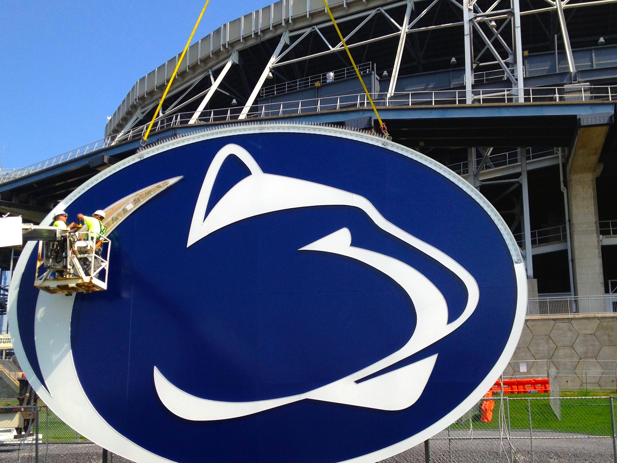 Beaver Stadium video board logo