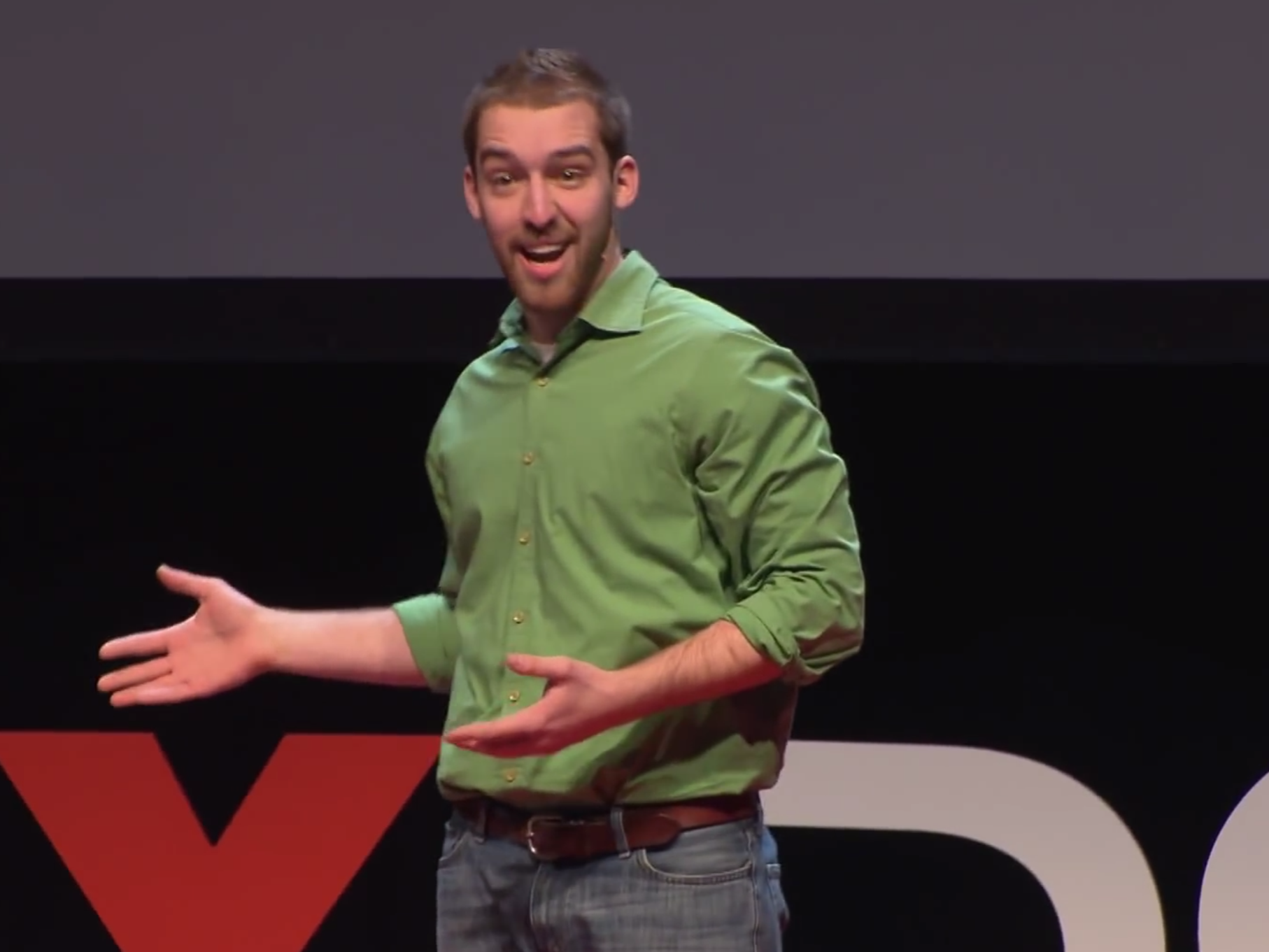 Chad Littlefield speaking at TEDxPSU
