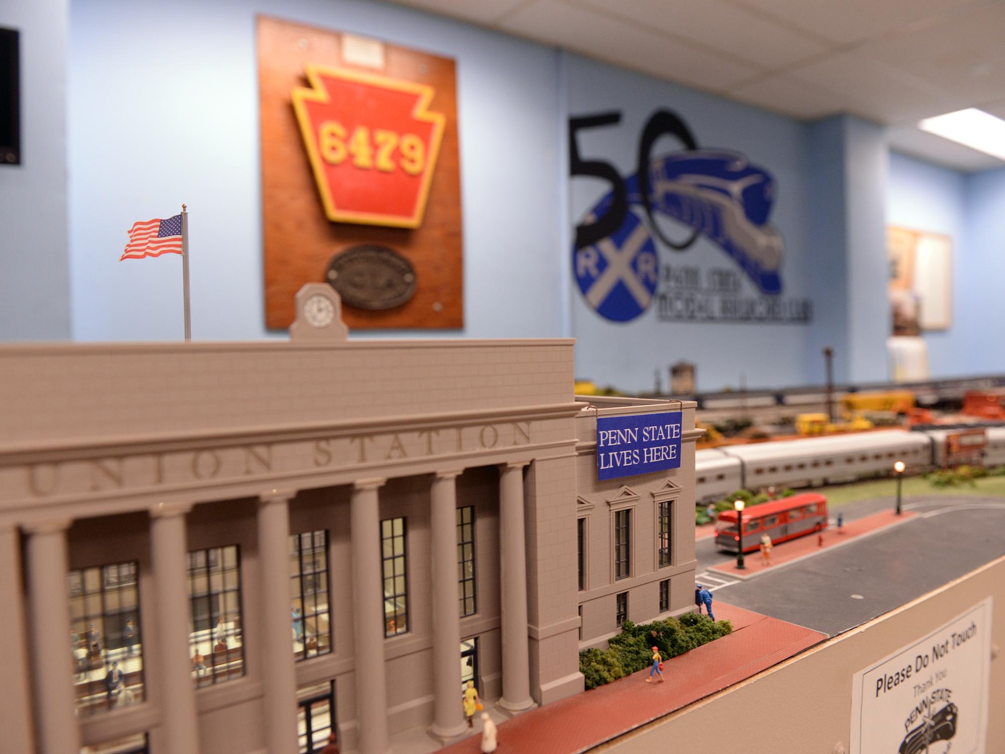 Model railroad Union Station