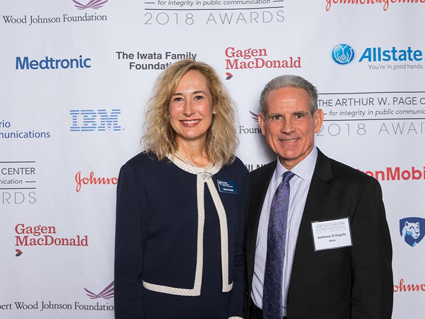 Marie Hardin and Anthony D'Angelo