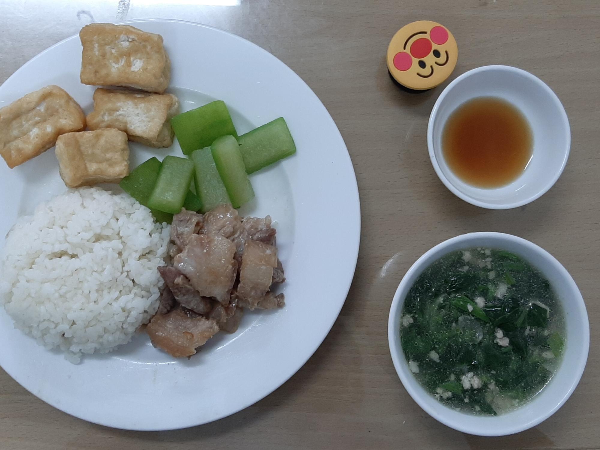 Plate of Vietnamese food