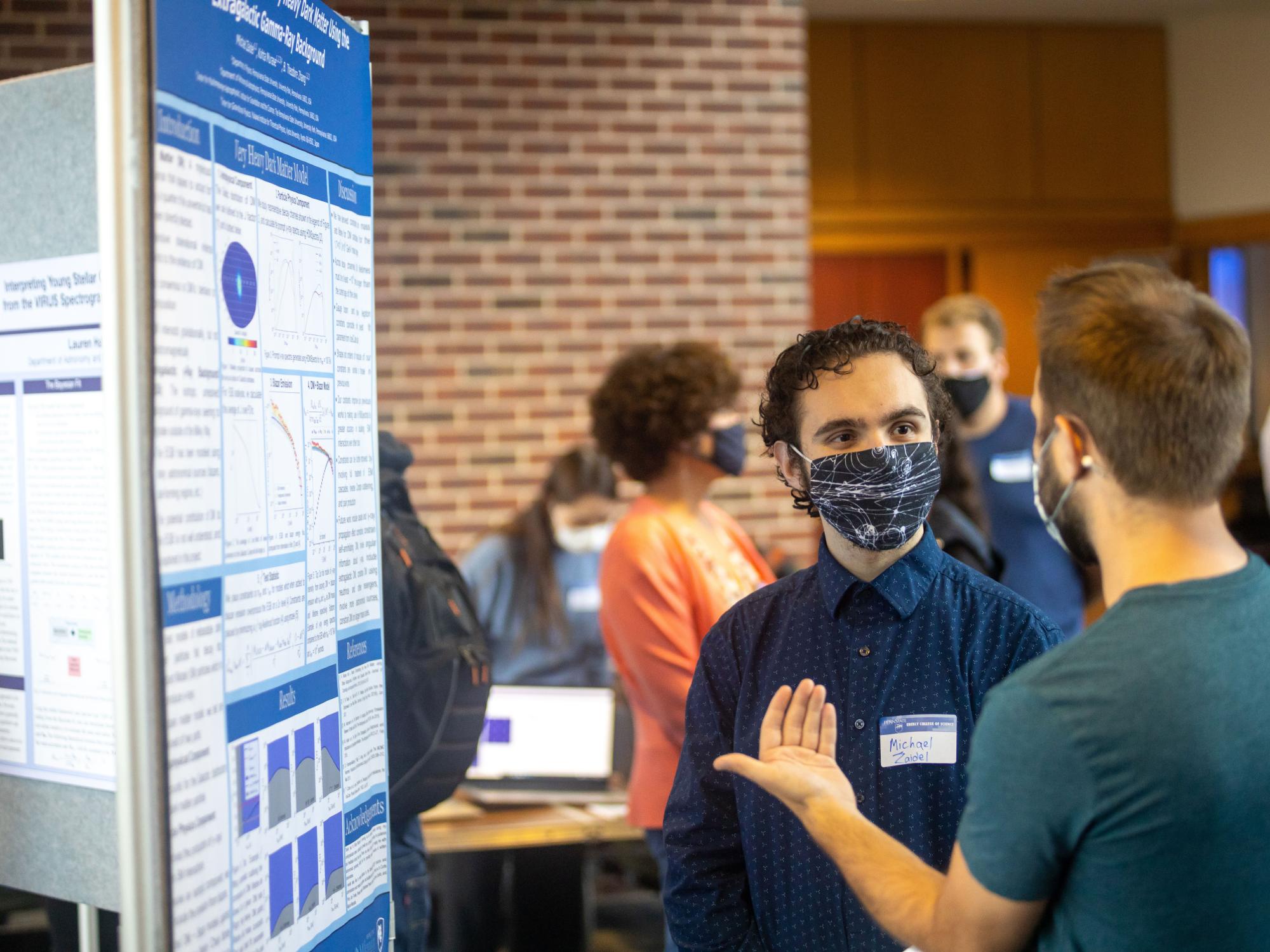 Michael Zaidel, an undergraduate majoring in physics and astronomy and astrophysics