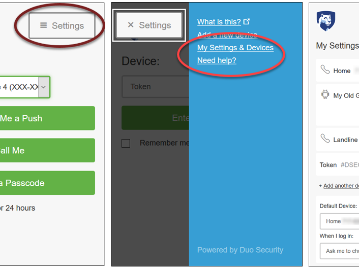 2FA Mobile Settings