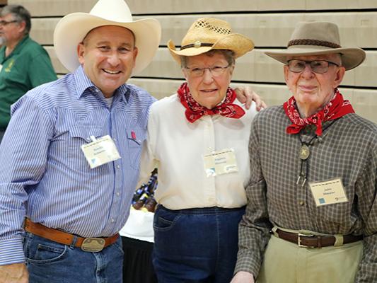 Randall Ackerman, Pauline and John Shearer