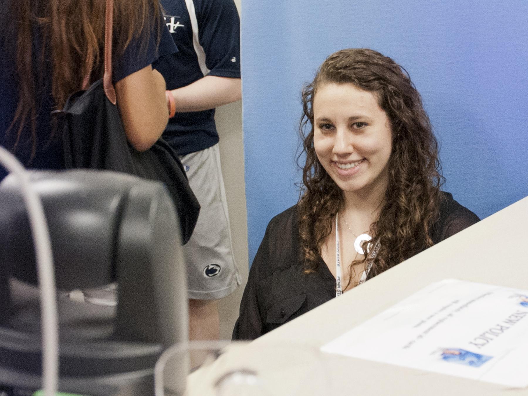 Photo ID at New Student Orientation