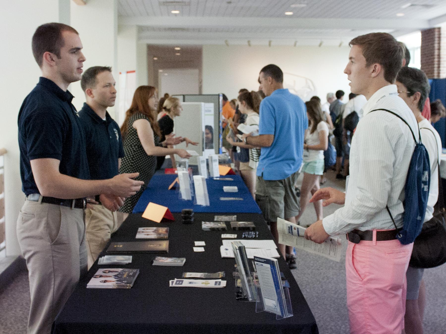 Resource Fair at New Student Orientation