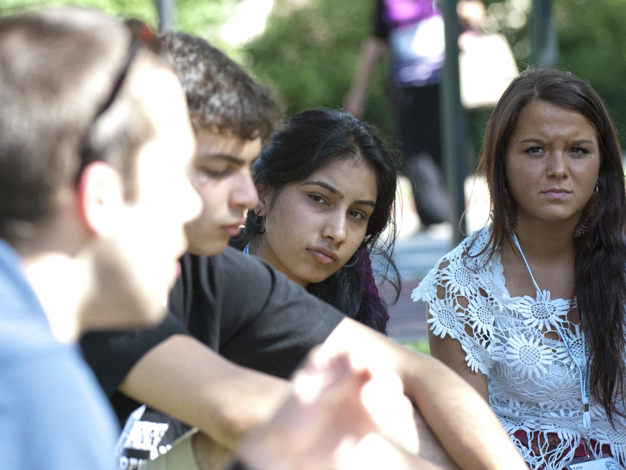 Group discussion at NSO event 