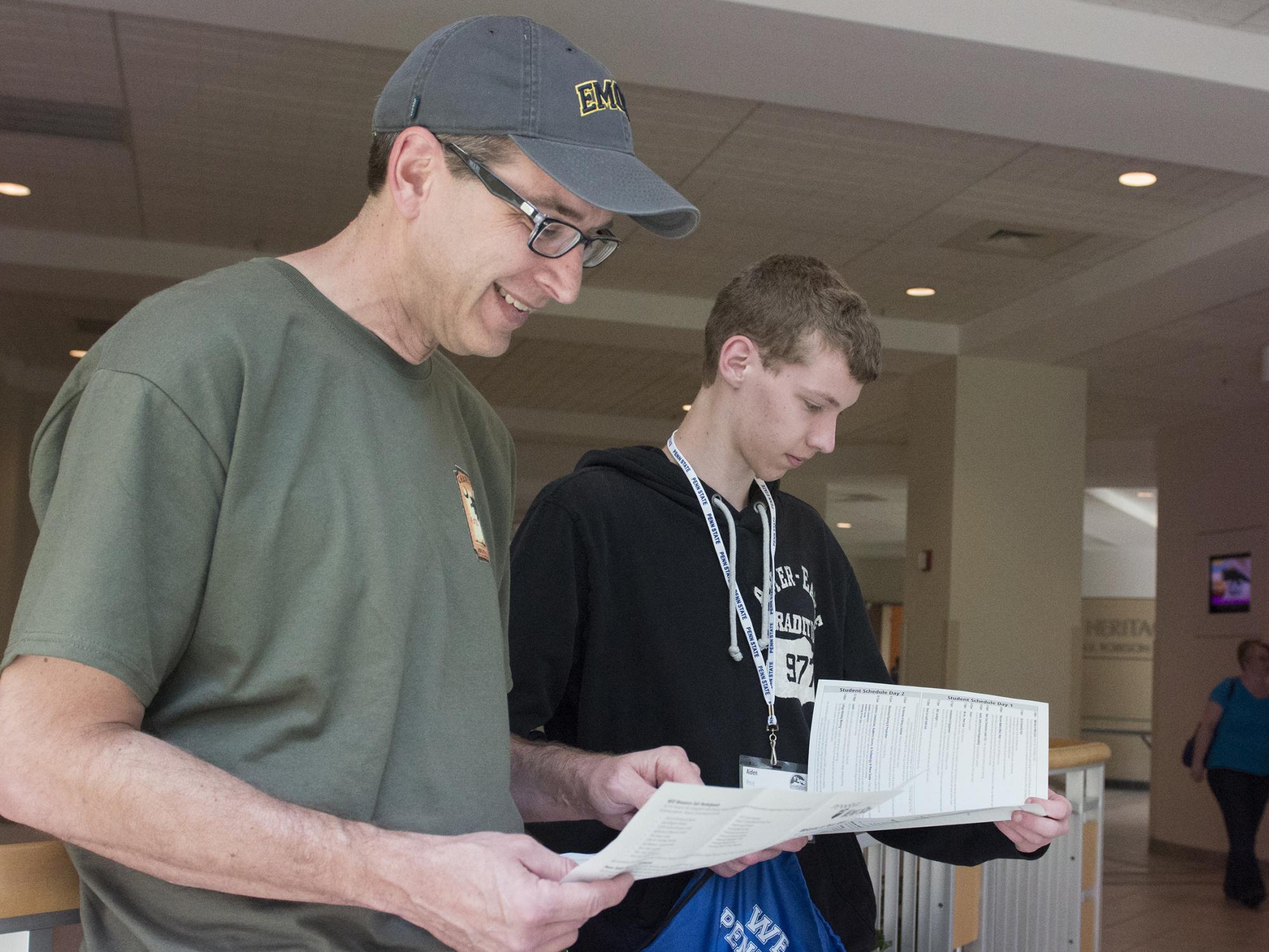 Father and Son at NSO - Summer 14