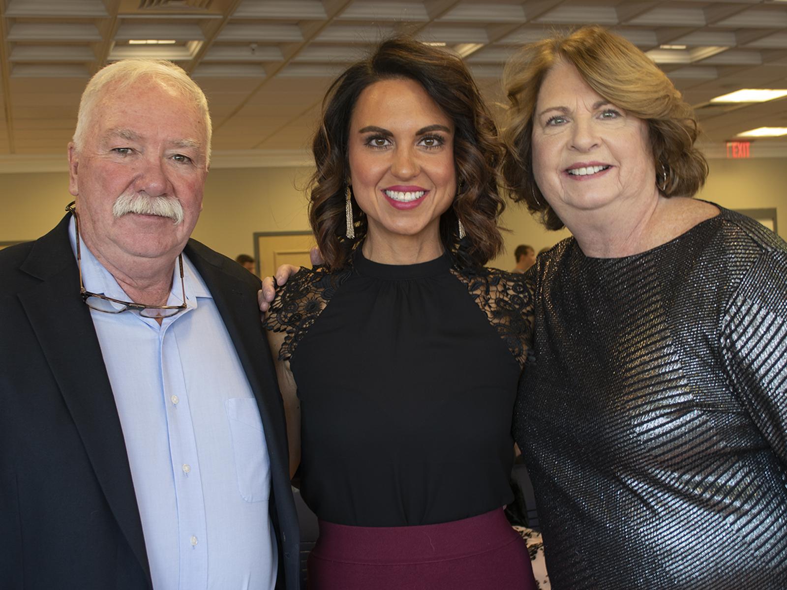 Monaya Miller and parents