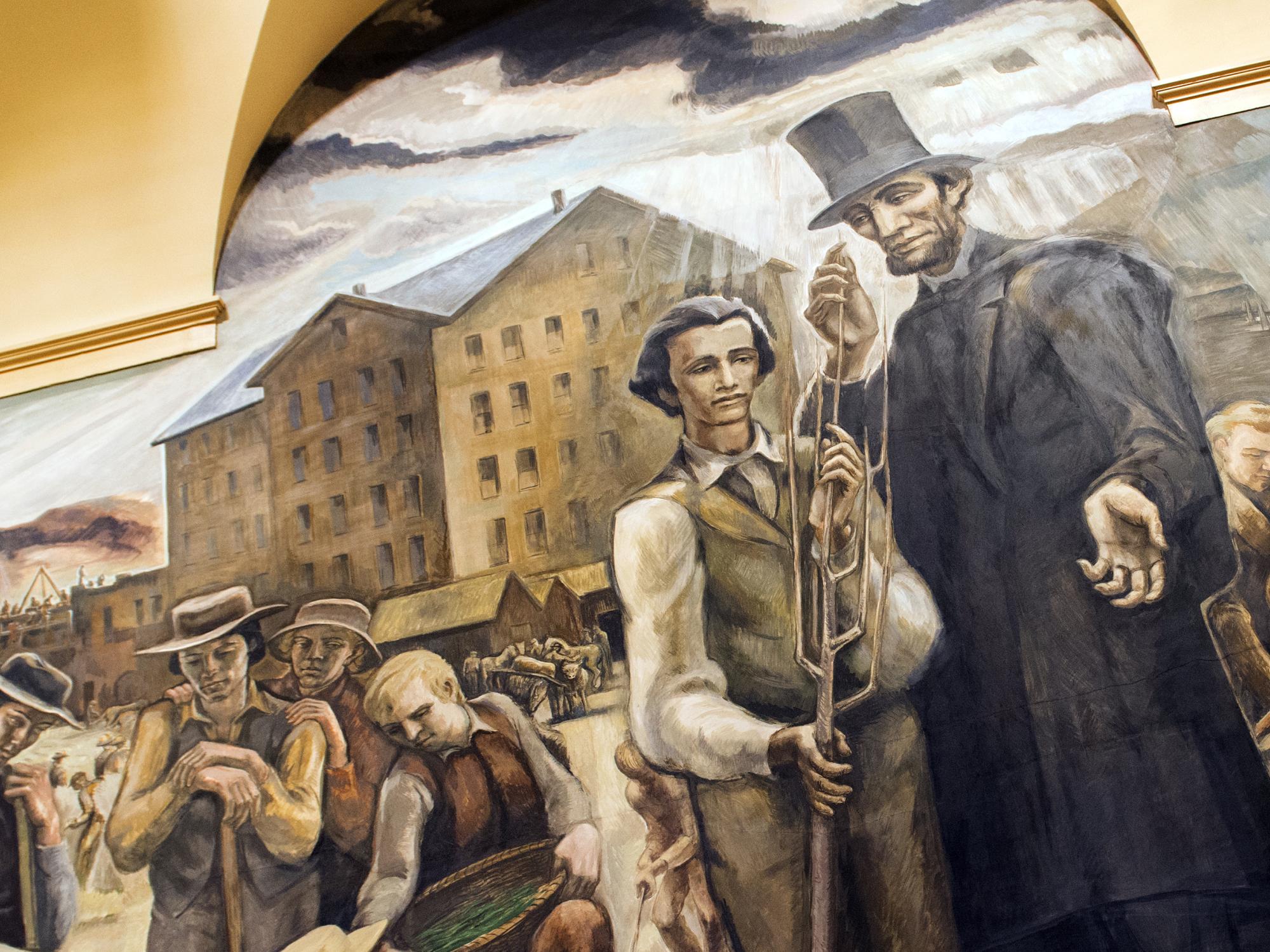 Lincoln-Frescoes